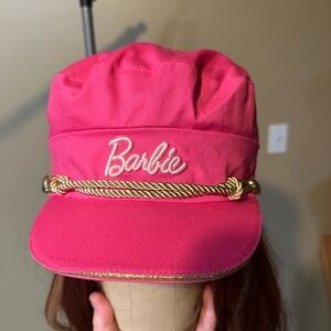 Barbie Pink Hat with Gold Trim